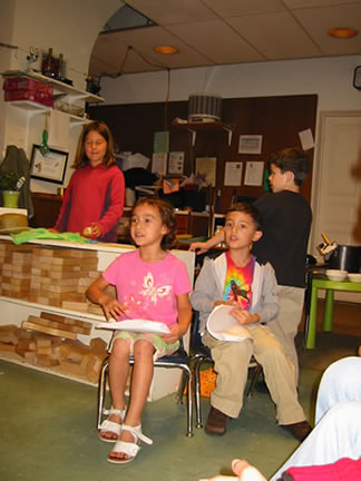 ERICA: Welcome to our performance of Jack and the Beanstalk. ZACK: Please have a seat, relax, and enjoy the show!